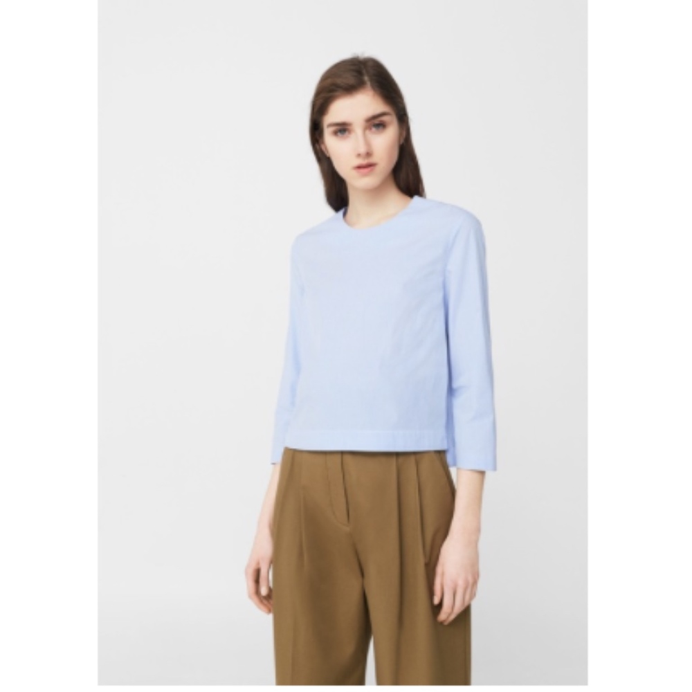 Mango Striped Cotton Top